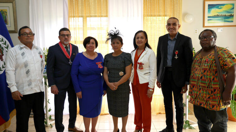 Belizeans Presented with His Majesty’s New Year’s Honours