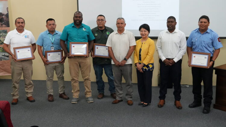 Ministry of Sustainable Development and TaiwanICDF Host Closing Ceremony for Disaster Management Training