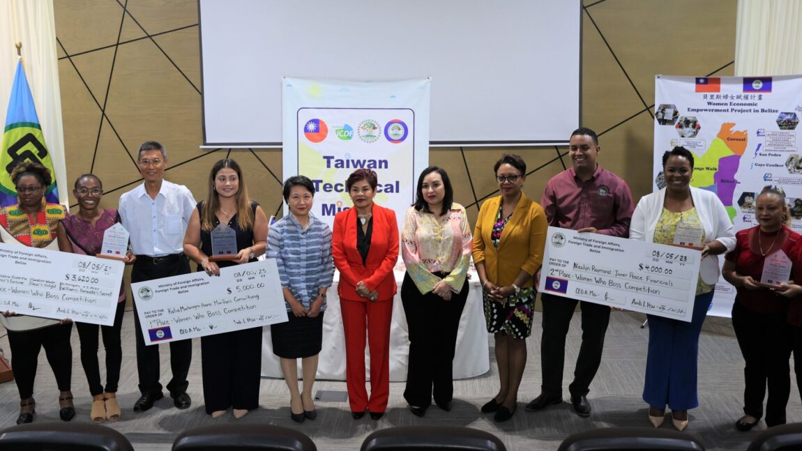 Belize and Taiwan Host Award Ceremony for “Women Who Boss” Competition