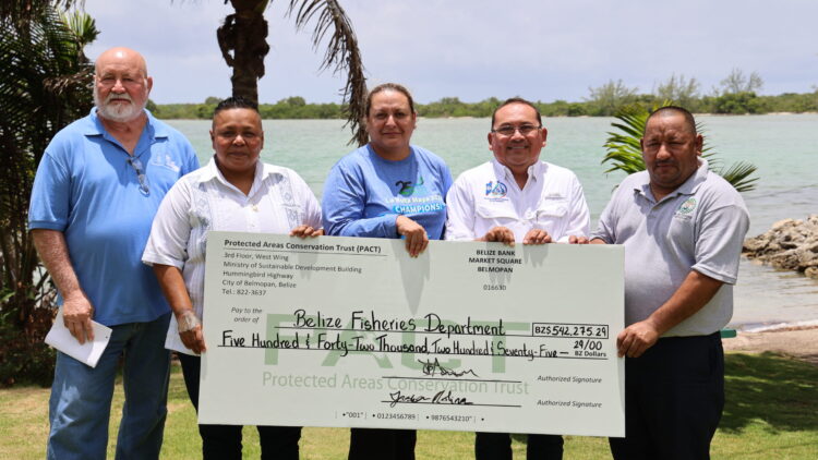Signing of Targeted Investment to Improve Belize’s Marine Reserve Network