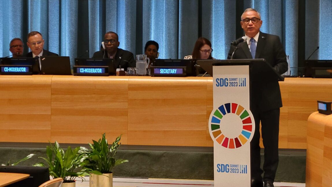 Prime Minister Briceño Participates in High-Level Events at 2023 SDG Summit 