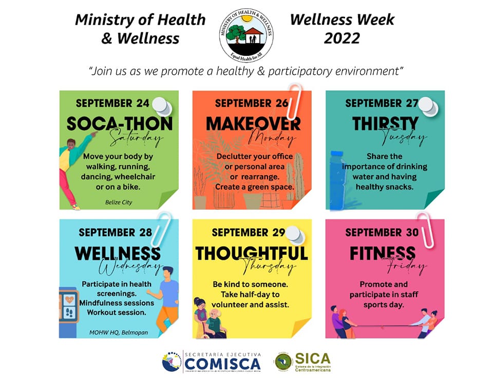 Ministry of Health & Wellness Commemorates Wellness Week 2022