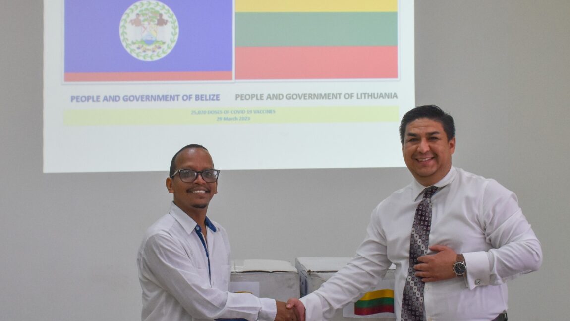 Belize Receives Donation of COVID-19 Vaccines from Lithuania