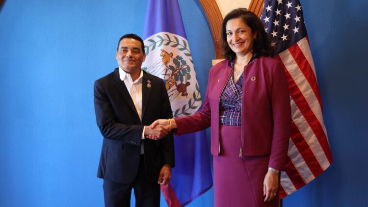 Minister of Foreign Affairs Receives High Level Visit from U.S. Under Secretary, H.E. Urza Zeya