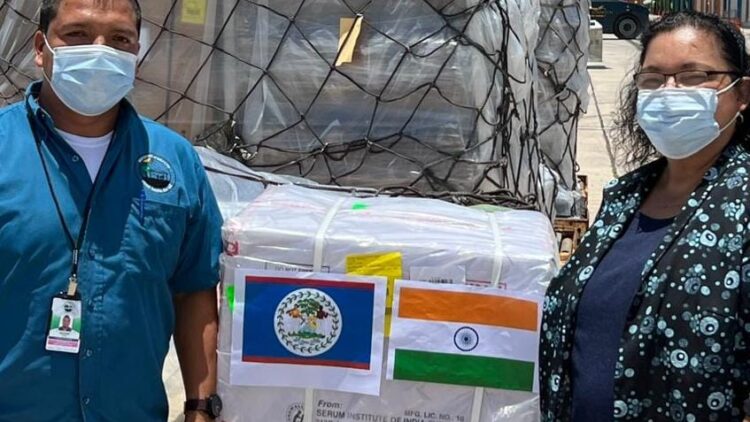 Belize Receives Donation of AstraZeneca Vaccines from Government of India
