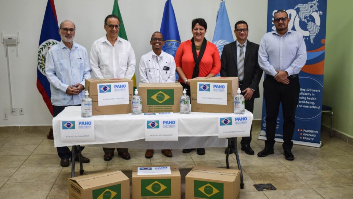 MoHW Receives Donation of Sanitizing Alcohol-gel from Government of Brazil