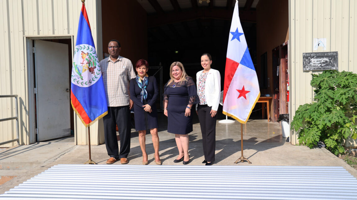 Belize Receives Donation of Building Supplies for Hurricane Lisa Relief from Panama