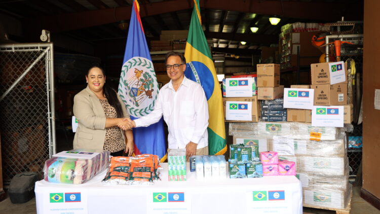 Belize Receives Hurricane Relief Donation from Brazil