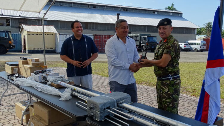 BDF Receives Communications Equipment to Increase Citizen Security