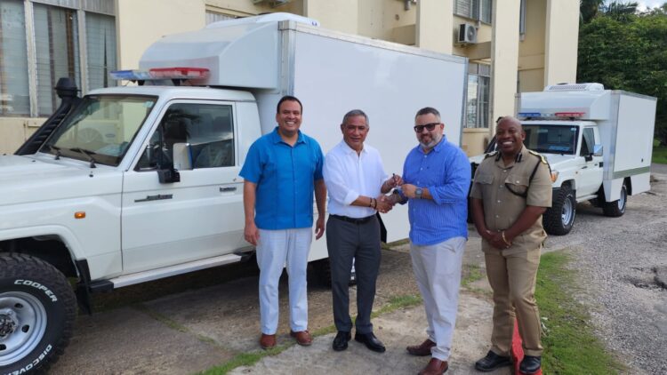 Prime Minister hands over Mortuary Transport Vehicles to Ministry of Home Affairs