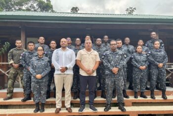 Minister Mira and CEO Usher Briefed on Belize Coast Guard Command Plans
