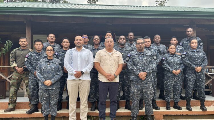 Minister Mira and CEO Usher Briefed on Belize Coast Guard Command Plans