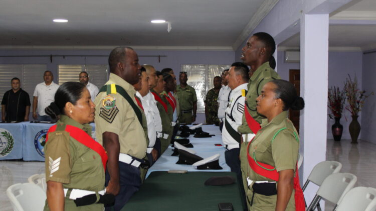 Ministry of the Public Service Honours BDF and Police Officers for Contributions to National Service Day Ceremony