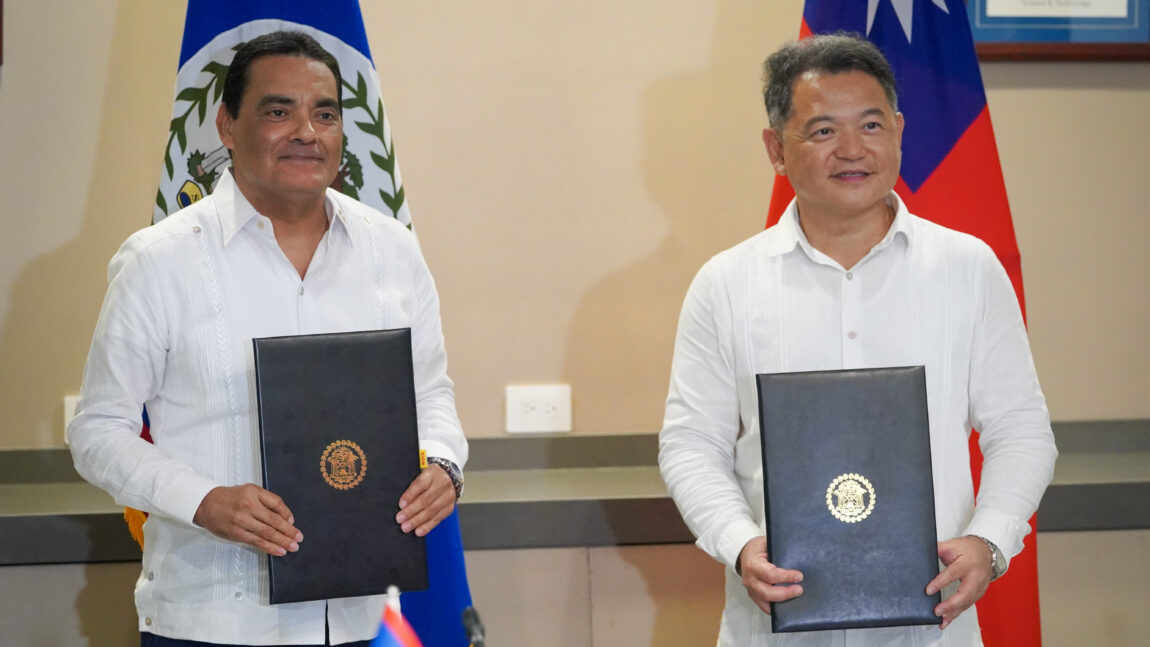 Belize and Taiwan Sign Women and Youth MSMEs Development Project Agreement