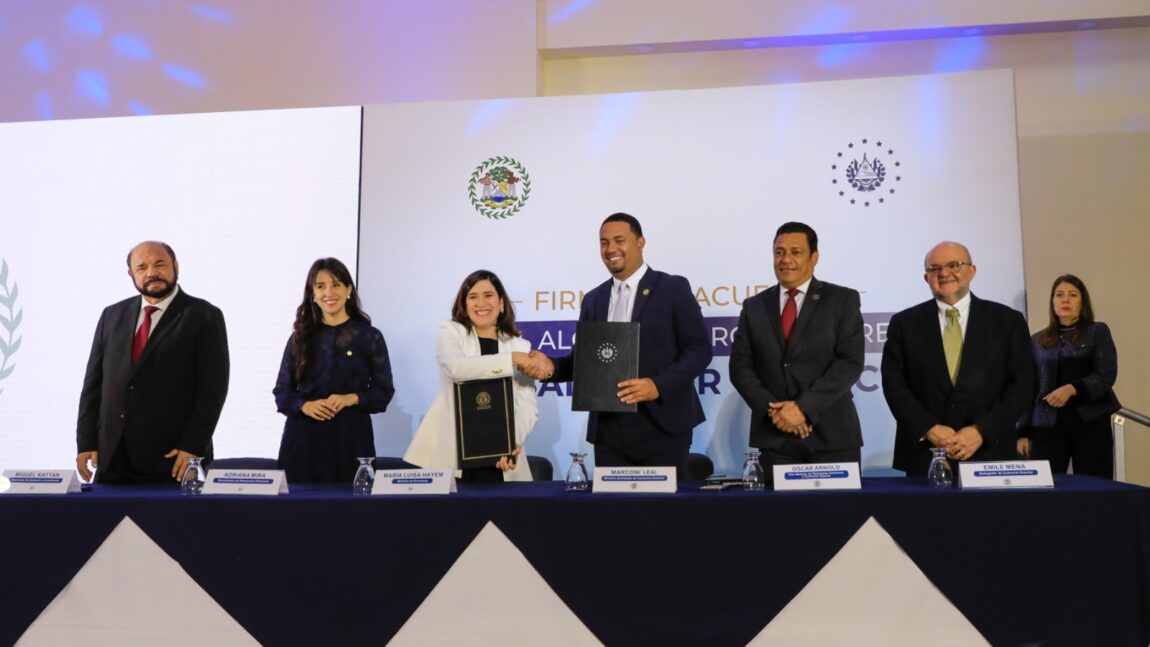 Belize and El Salvador Sign Historic Partial Scope Agreement